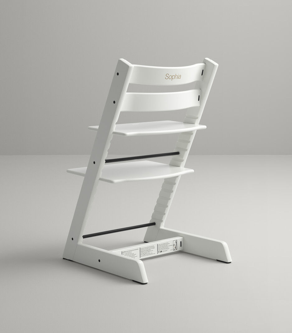 Tripp Trapp® Chair White. Engraved. galery image 6